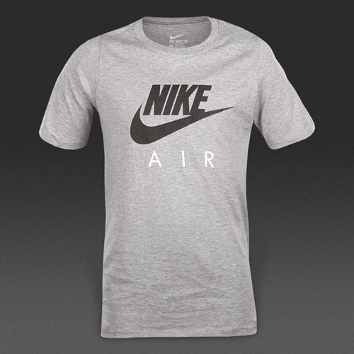 Nike Sportswear Cotton Crew Air Tee Dark Grey Heather for Boys